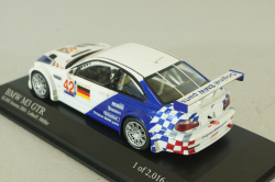 BMW M3 GTR (E46) #42 ELMS Jarama 2001, white, 400012192, Minichamps 1:43