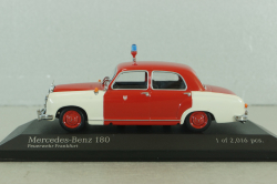 Mercedes 180 A Ponton (W180) fire engine 1956, 430033190, Minichamps 1:43 уценка!