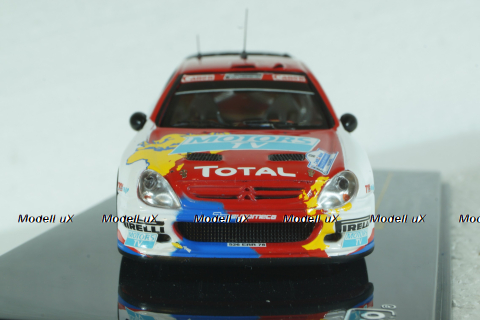 Citroen Xsara WRC Rallye Frankreich 2010 St.Nr.68 Muller/Mondesir, RAM446, IXO 1:43