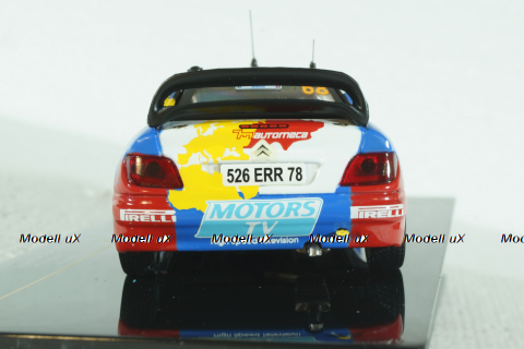 Citroen Xsara WRC Rallye Frankreich 2010 St.Nr.68 Muller/Mondesir, RAM446, IXO 1:43