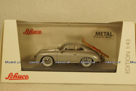 Porsche 356 A Wasserski silver, Schuco 1:43