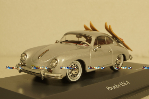 Porsche 356 A Wasserski silver, Schuco 1:43