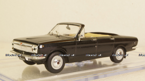 Газ-24 кабриолет, черный, Алник43 1:43