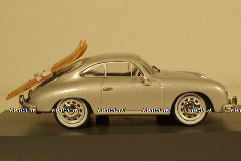Porsche 356 A Wasserski silver, Schuco 1:43