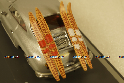 Porsche 356 A Wasserski silver, Schuco 1:43