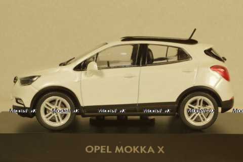 Opel Mokka X, abalone white, iScale 1:43