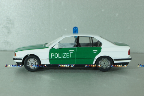 BMW 535i Polizei (E34) 1987, white/green, 1153, Shabak 1:43