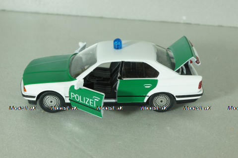 BMW 535i Polizei (E34) 1987, white/green, 1153, Shabak 1:43