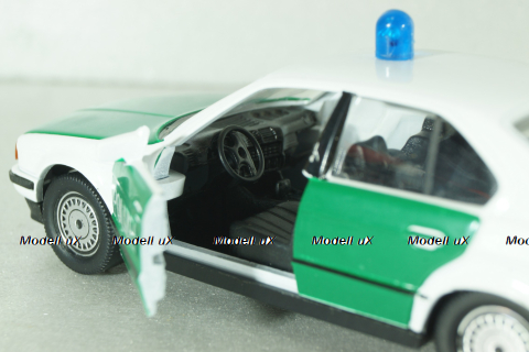 BMW 535i Polizei (E34) 1987, white/green, 1153, Shabak 1:43
