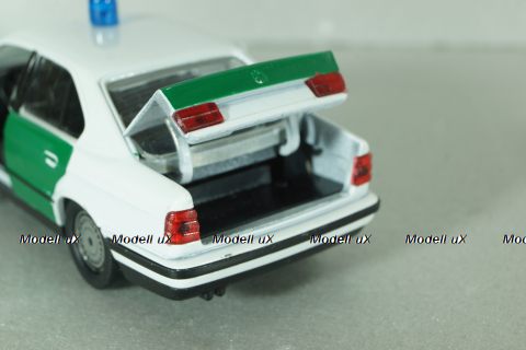 BMW 535i Polizei (E34) 1987, white/green, 1153, Shabak 1:43