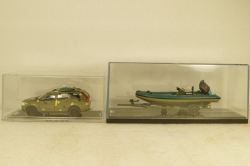 Volvo XC90 with powerboat Ukraine Territorial Defense Forces (Zaporizhzhia 2022), TruckTyr 1:43