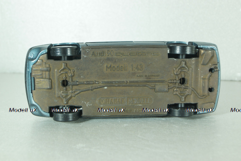 Audi 90 Quattro (B3) 1987, blue, 1037, Schabak 1:43