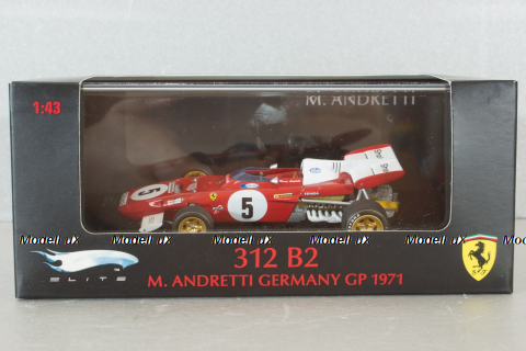 Ferrari 312 B2 Mario Andretti, Germany GP 1971, T6938, Hot Wheels Elite 1:43