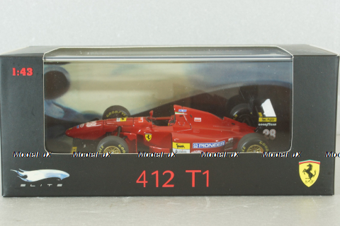 Ferrari 412 T1 #28 Gerhard Berger, Winner Germany GP 1994, N5583, Hot Wheels Elite 1:43