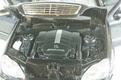 Mercedes S55 AMG (V220), 2002, grey, B66040686, Norev 1:18