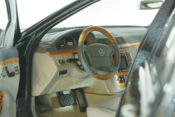 Mercedes S55 AMG (V220), 2002, grey, B66040686, Norev 1:18