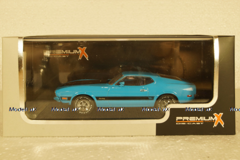 Ford Mustang Mach I 1973 Light Blue/black, PRD399J,  Premium X 1:43