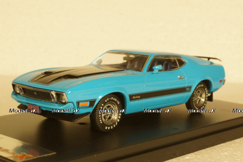 Ford Mustang Mach I 1973 Light Blue/black, PRD399J,  Premium X 1:43