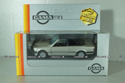 BMW 325i (E30) cabrio, silver, 1110, GAMA 1:43
