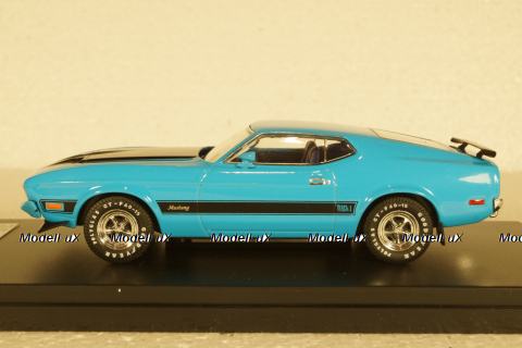 Ford Mustang Mach I 1973 Light Blue/black, PRD399J,  Premium X 1:43