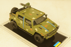 Hummer H2 SUT Ukraine Territorial Defense Forces Gun truck (Odessa 2022), TruckTyr 1:43