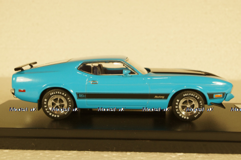 Ford Mustang Mach I 1973 Light Blue/black, PRD399J,  Premium X 1:43