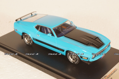 Ford Mustang Mach I 1973 Light Blue/black, PRD399J,  Premium X 1:43