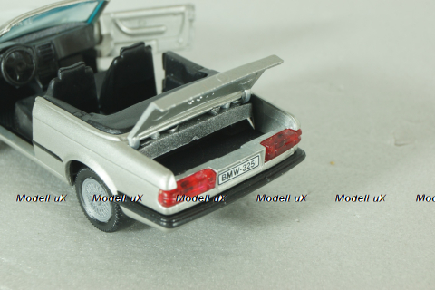 BMW 325i (E30) cabrio, silver, 1110, GAMA 1:43
