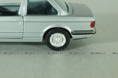 BMW 323i (E30) coupe 1982, silver, 1166, Gama 1:43 Уценка!