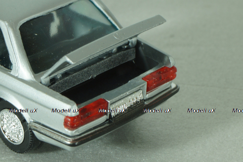 BMW 323i (E30) coupe 1982, silver, 1166, Gama 1:43 Уценка!