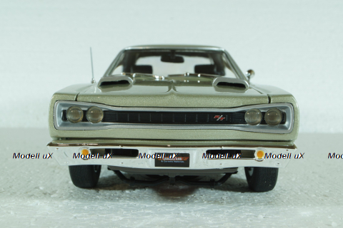 Dodge Coronet R/T 1969, silver metallic, AutoWorld 1 :18