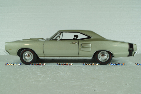 Dodge Coronet R/T 1969, silver metallic, AutoWorld 1 :18