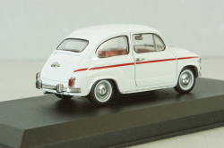 Fiat 600D 1965, white, ART. 311, Detail Cars 1:43