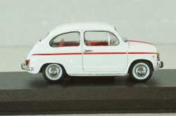 Fiat 600D 1965, white, ART. 311, Detail Cars 1:43