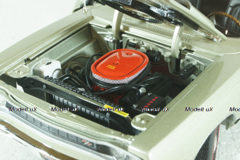 Dodge Coronet R/T 1969, silver metallic, AutoWorld 1 :18