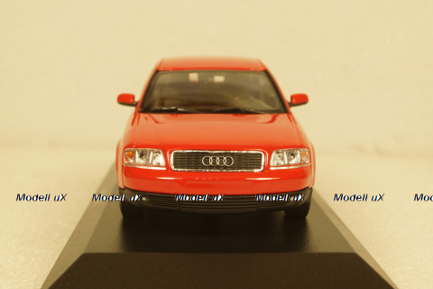 Audi A6 C5, 1997 red, 940017100, Maxichamps 1:43 уценка трещина в боксе