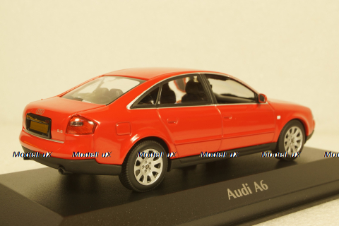 Audi A6 C5, 1997 red, 940017100, Maxichamps 1:43 уценка трещина в боксе