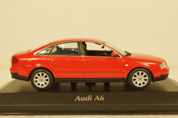 Audi A6 C5, 1997 red, 940017100, Maxichamps 1:43