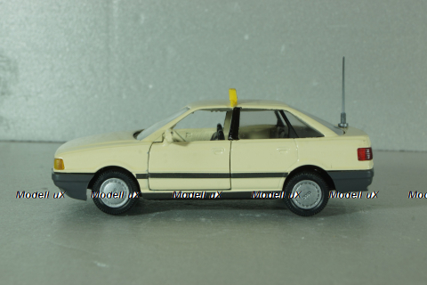 Audi 80 Taxi (B4) 1991, light yellow, 1146, Schabak 1:43