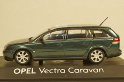 Opel Vectra Caravan darkgreen-metallic, 9163089,  Schuco 1:43