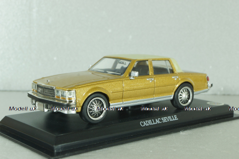 Cadillac Seville Elegante 1975, light brown, DelPrado 1:43