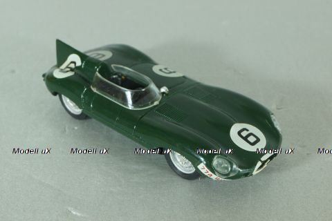 Jaguar D-type #6 Le Mans 1955, green, Brumm 1:43