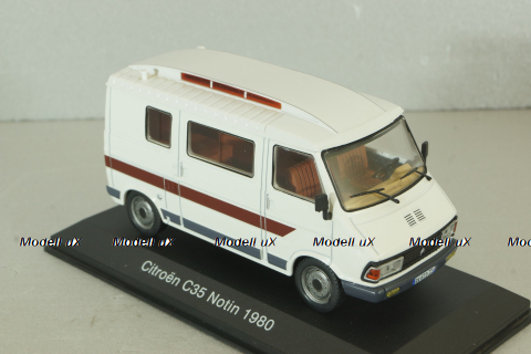 Citroën C35 Notin camper van 1980, white, HPC012, Hachette Passion Camping-Cars #12 1:43