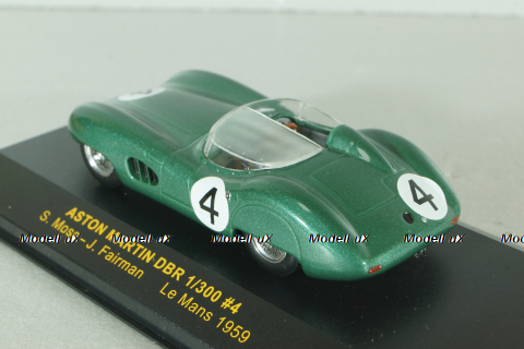 Aston Martin DBR 1/300 #4 24h Le Mans 1959, Moss/Fairman, green, LMC048, IXO 1:43