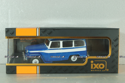 Willys Jeep Station Wagon 1960, blue/white, CLC261, IXO 1:43