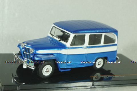 Willys Jeep Station Wagon 1960, blue/white, CLC261, IXO 1:43
