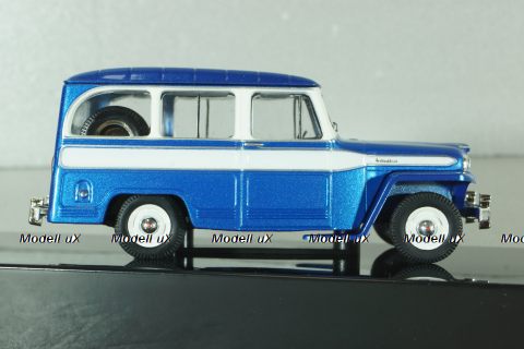 Willys Jeep Station Wagon 1960, blue/white, CLC261, IXO 1:43