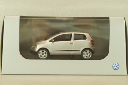 Volkswagen Fox 2005, silver, 5Z0099300A7W, Schuco 1:43