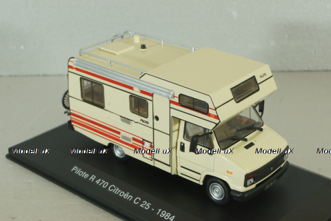 Pilote R470 Citroën C25 camper van  1984, beige/red, HPC001, Hachette Passion Camping-Cars #1 1:43 Уценка!
