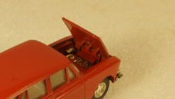 Москвич-427, красный, май 1988г, Тантал/Радон 1:43